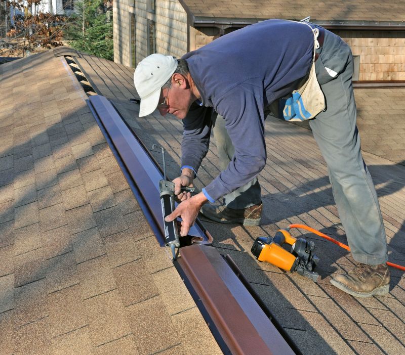Roof Vent Installation in Fall